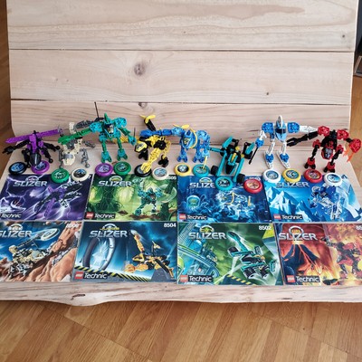 Lego Slizer Bundle 8500 8501 8502 8503 8504 8505 8506 8507, vollständig