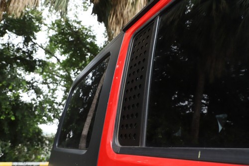 Car Rear Door Window Glass Strip Decals Cover Trim For 2007-17 Jeep Wrangler JK - Picture 4 of 8