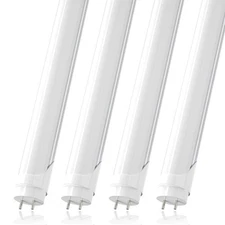 JESLED T8 4FT LED Type A+B Light Bulbs, 24W 3000LM 5000K Daylight White, Plug...