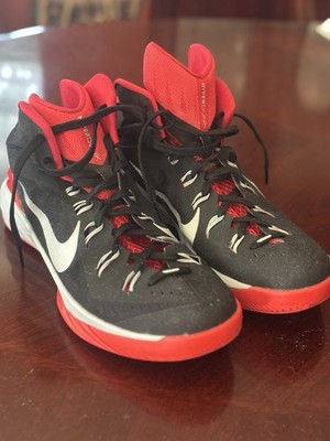 Nike Hyperdunk 2014 High Top Basketball Sneakers Black/Red 653640-003