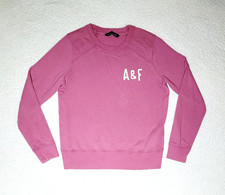 Abercrombie  Fitch A F Womens Pink Crew Neck Soft Sweatshirt S Small