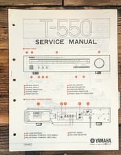 Yamaha T-550 Tuner Service Manual *Original*