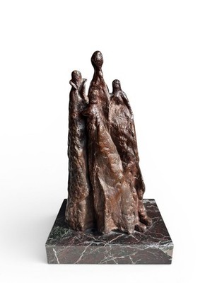 Max Fleisher Figurative Bronze Sculpture