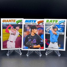 2026 Topps Heritage Jacob Misiorowski/Dylan Beavers/Carter Jensen Rookie RC Lot