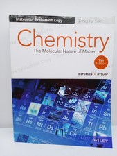 INSTRUCTOR EVALUATION COPY Chemistry the molecular nature of matter 7e Jespersen