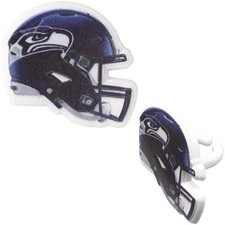 NFL Seattle Seahawks™ Helmet Cupcake Rings – 12 Count