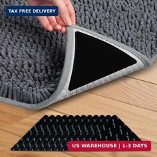 Rabenda 12 Pcs Grippers for Rugs, Non Slip Rug Pads for Hardwood Floors - NEW