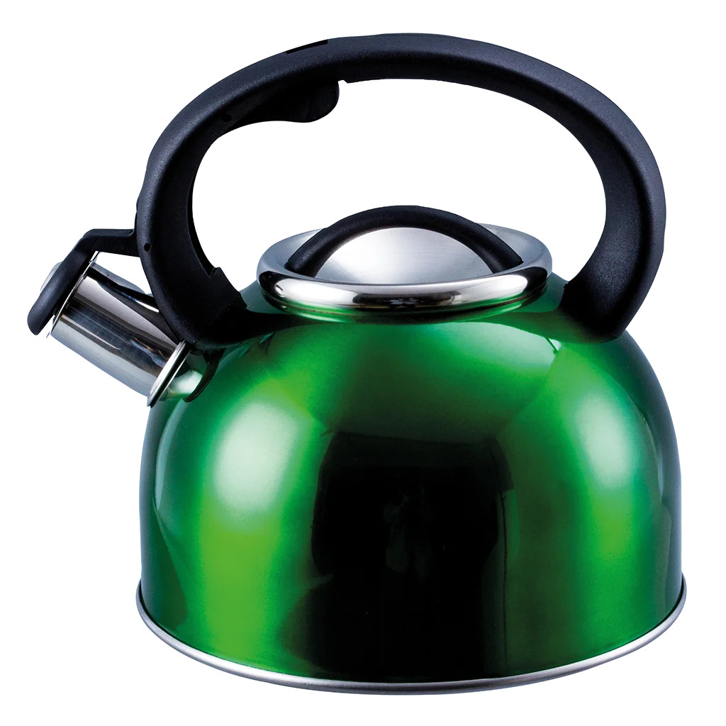 Whistling Gas Kettle Induction Liberty 2.5L Green Caravan Motorhome Camping - Image 4