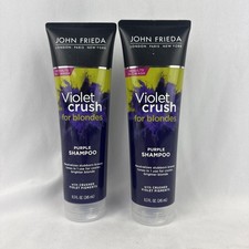 Lot of 2 John Frieda Violet Crush Purple Sham...