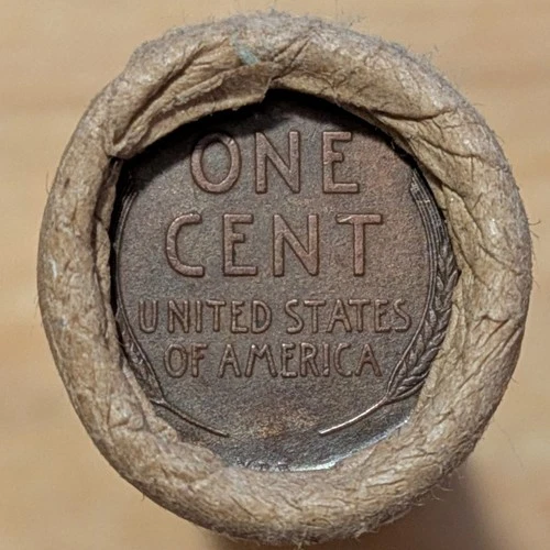 OLD BANK ROLL~UNSEARCHED~I.H. ENDS 1880-VG+ (BETTER DATE) & 1909-? VDB-(AU?)