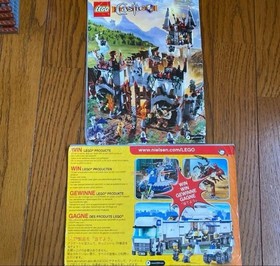 LEGO Castle Fantasy Era Trolls' Mountain Fortress 7097 Used W/Manuals As Is