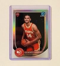 2025-26 Bowman Chrome Asa Newell #BRR-23 Red Rookie Variation Refractor RC