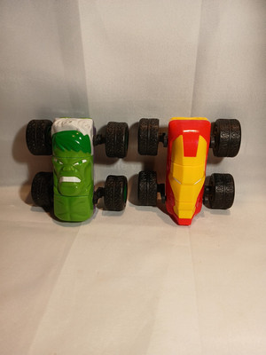 2 Marvel Iron Man & Incredible Hulk Regener8rs Avenger Morph Machines/tech 4 Kid