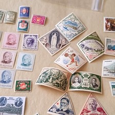 Monaco Lot timbre Armoiries multicolore oblitéré cachet à la main 2001+