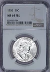 1955 Franklin Half Dollar 50c NGC MS64FBL