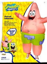 Spongebob Squarepants Inflatable PATRICK Halloween Costume - Child sm to md 4-10
