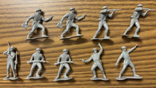 Marx battleground soldiers British figures Set