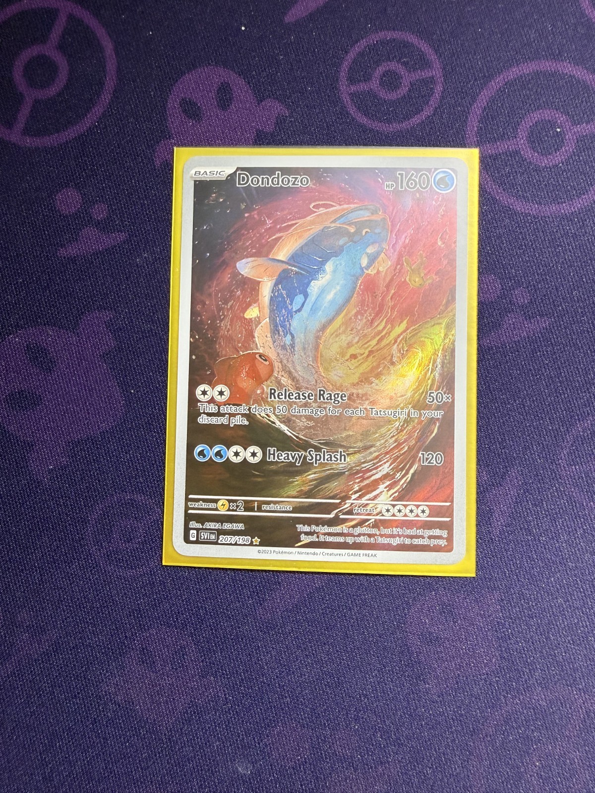 Dondozo SIR 207/198 SV01: Scarlet & Violet Base Set POKEMON NEAR MINT