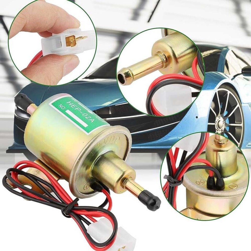12v Electric Fuel Pump Universal 12V Electric Inline Fuel Pump - For Lawn Mowers, Small Engines, Gas/Diesel Inline Fuel Pump 12 V - Foto 7
