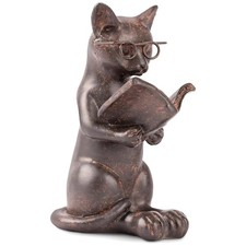 Cute Cat Statue for Cat Lovers - Perfect Accent Piece for Meditation Spaces
