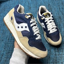 Saucony Shadow 5000 Sneakers in Vintage Navy Tan Men's Size 8 Sneakers