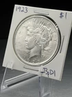 1923 Peace Dollar $1 Silver Coin Philadelphia 90% Silver #23pD1