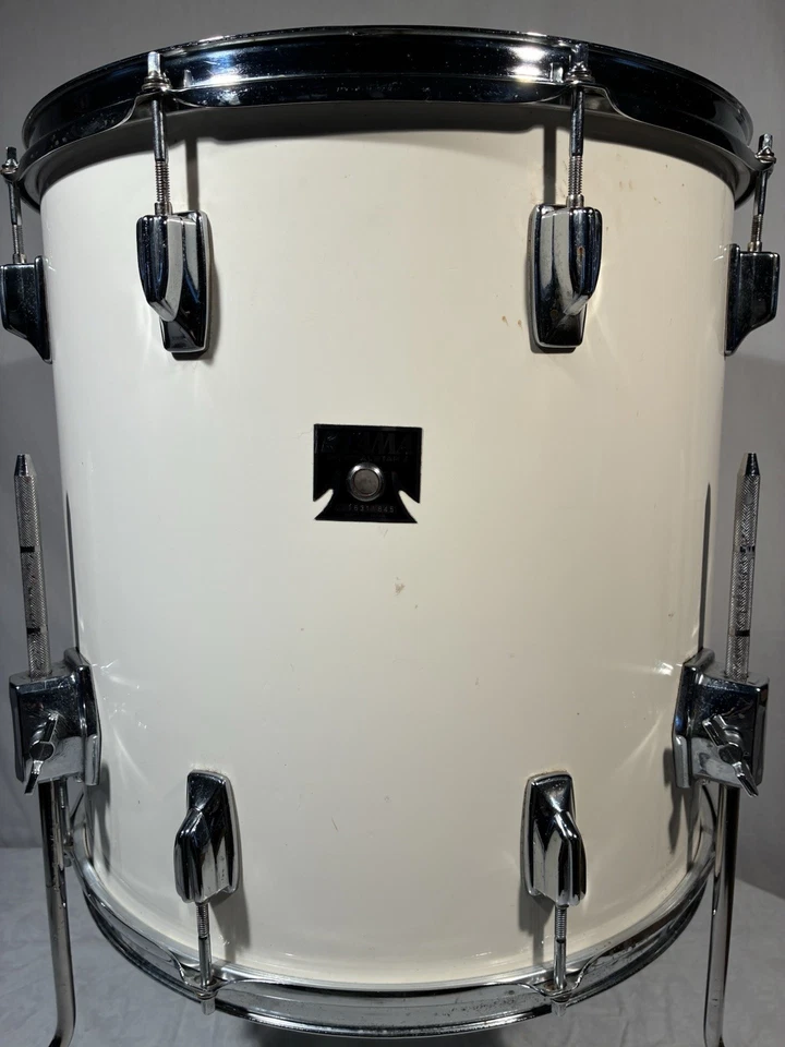 Tambor Tom Tama Imperialstar 16” X 16” de piso vintage años 80 BLANCO MIJ Foto 2 de 4