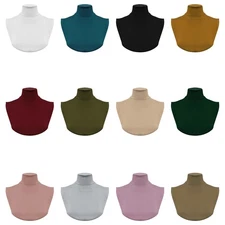 1Pc Fake Turtleneck Dickey Detachable Collars Half Top Shawl Mock Blouse Collar