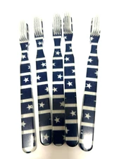 5-PACK FUN Vintage NEW Designer Toothbrush By Alan Stuart New York