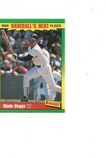 1988 FLEER LIMITED EDITION BASEBALL'S BEST HALL OF FAME WADE BOGGS