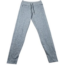 Lululemon Jogger Leggings Womens 4 Blue Fleck Knit Merino Wool Pockets Stretch