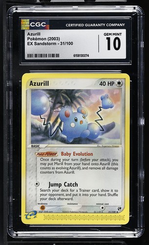 Azurill graded CGC 10 for sale on eBay