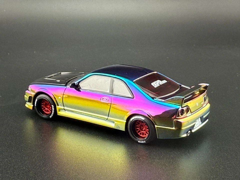 Pop Race xcartoys Nissan GT-R R33 Magic Color APAxpo 2025 PR640427 1/64 Foto 4 de 4