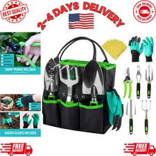 22-Piece Heavy Duty Gardening Tools Set, Ergonomic Garden Gift for Women & Men