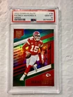 2022 PANINI DONRUSS ELITE GREEN #38 PATRICK MAHOMES II PSA 10
