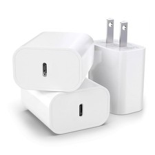 3 Pack 30W USB Type C Wall Charger Adapter Plug Brick for iPhone 16E 16 Pro M...