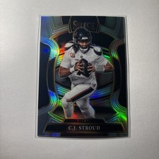 2025 Panini Select #34 C.J. Stroud Silver Prizm