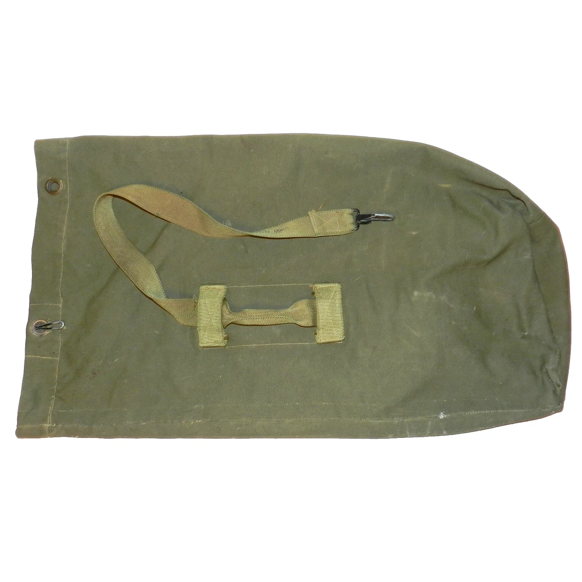 Vintage Army Duffle Bag In Original Vietnam War Personal & Field