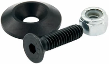 ALL18633 Allstar Performance Countersunk Bolt Kit 1/4" x 1" Black