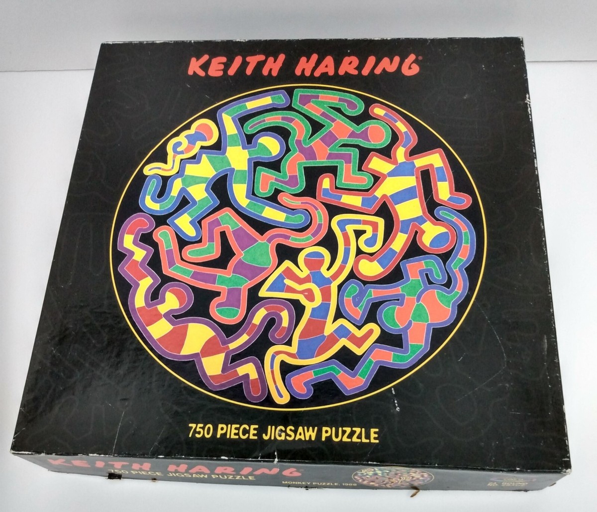 1988 Keith Haring Lifetime Monkeys Pop Art 750 pc Jigsaw Puzzle