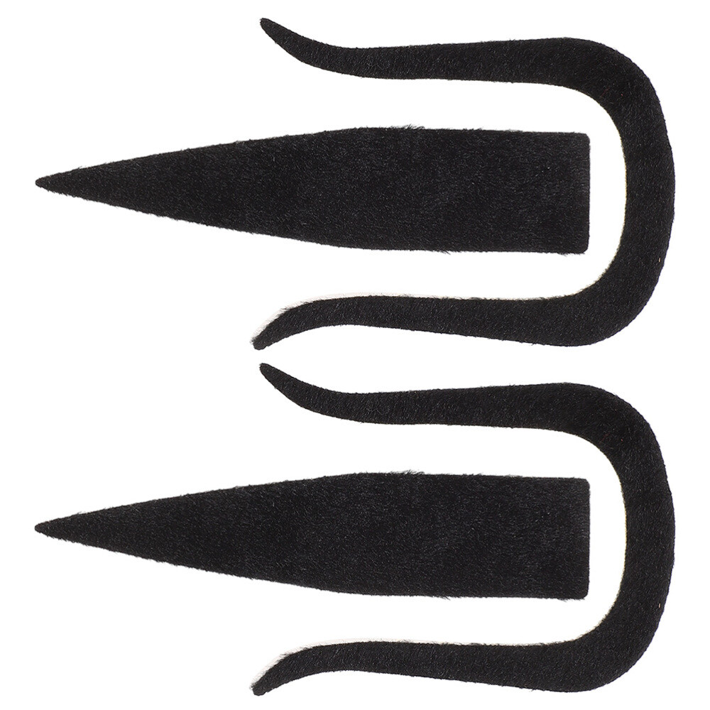 2 Sets Realistic Beard Old Man Mustache Fake Makeup Costume Props eBay