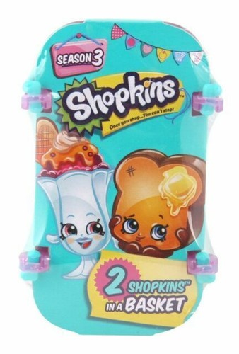 Shopkins 2 Pack Basket Season 3 LIMITED EDITION AUTHENTIC Moose New Sealed Pack