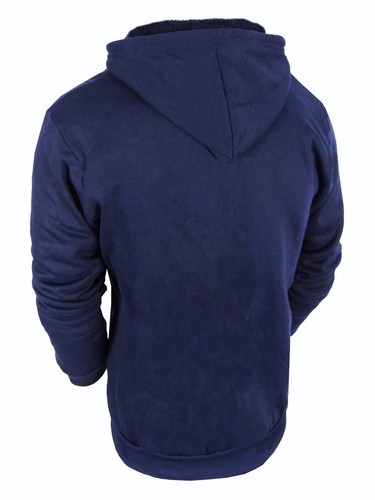 Sudadera con capucha Chaqueta de revestimiento completa sherpa con cremallera tecnología lana CÁLIDA NO VOLUMINOSA AJUSTE DELGADO - Imagen 17 de 17