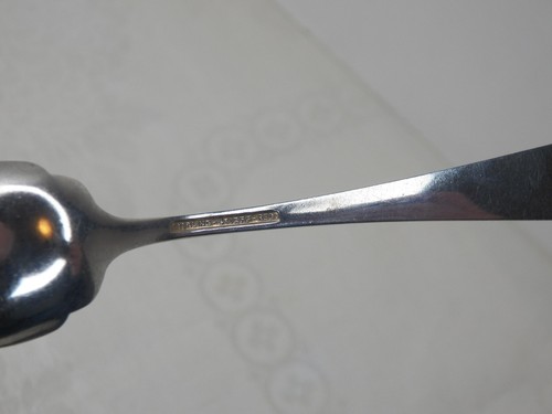 STIEFF ROSE STERLING SILVER ICE CREAM FORK 5 3/4" NO MONOGRAM ORIGINAL - Picture 3 of 3