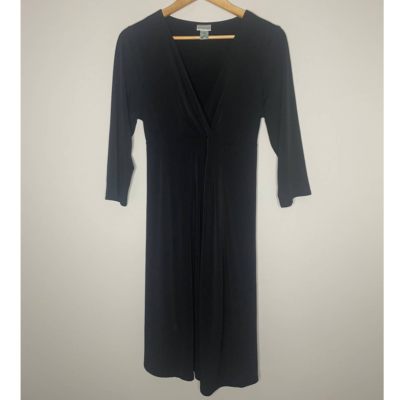 Motherhood Maternity Waist Tie Maternity Dress Size XL - Slinky Stretch  Black | eBay