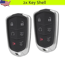 2 For 2015-2020 Cadillac Escalade ESV Smart Remote Car Key Fob Shell Case HYQ2AB