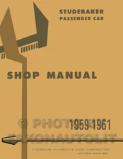 1959 1960 1961 only Studebaker Car Shop Manual Lark Hawk Repair Service Books