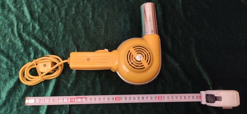 RARE RETRO RICHARD SAPPER QUICK WIND 1959 FAMOUS VINTAGE HAIRDRYER WORKING - Picture 9 of 9