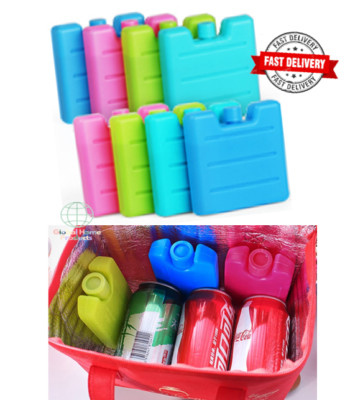 Picnic Freezer Blocks Cool Packs Ice Cooler Box Bag Reusable Travel ...