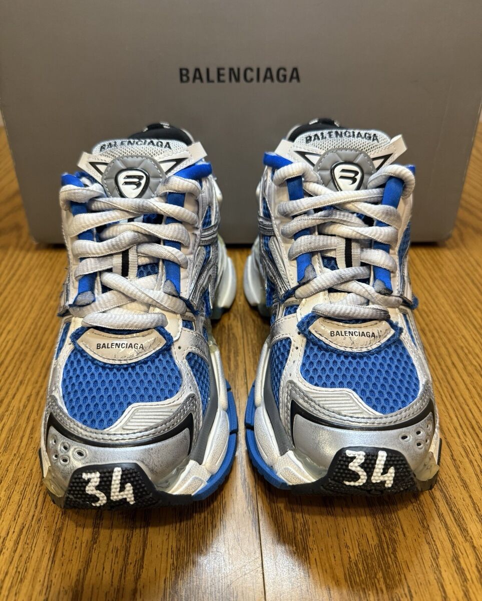 Balenciaga Runner Sneaker (Blue/White) | eBay Balenciaga Runner Sneaker (Blue/White) | eBay
